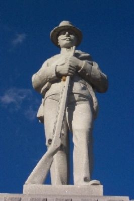 Enderlin's Civil War Memorial Statue image. Click for full size.