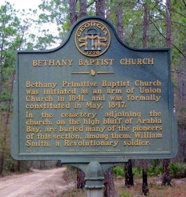 Bethany Baptist Church Marker image. Click for full size.