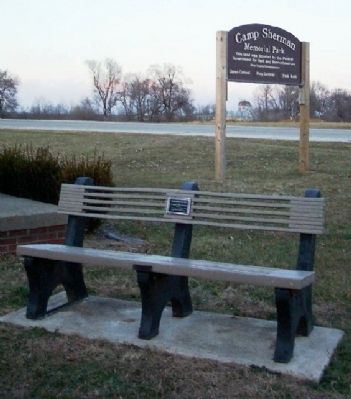 Pathfinders Bench and Marker. Click for full size. Pathfinders Bench and Marker image. Click for full size.