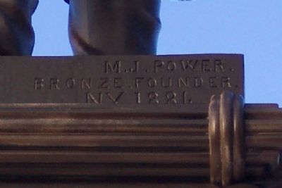 Ross County Civil War Memorial Statue Maker image. Click for full size.