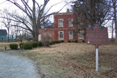Dard Hunter House and Marker image. Click for full size.