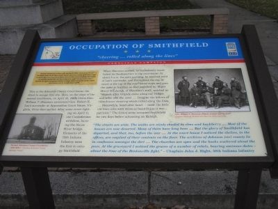 Occupation of Smithfield Marker image. Click for full size.