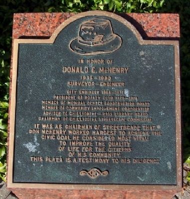 Donald E. McHenry Marker image. Click for full size.