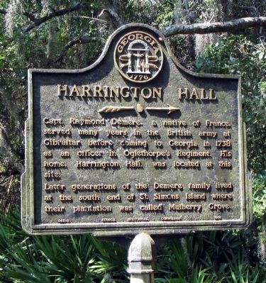 Harrington Hall Marker image. Click for full size.