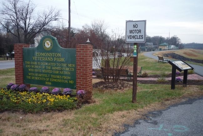 Edmonston Veterans Park. Click for full size. Edmonston Veterans Park image. Click for full size.
