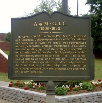 A&M - G.I.C. Marker image. Click for full size.