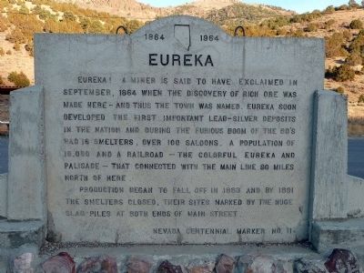 Eureka Marker image. Click for full size.