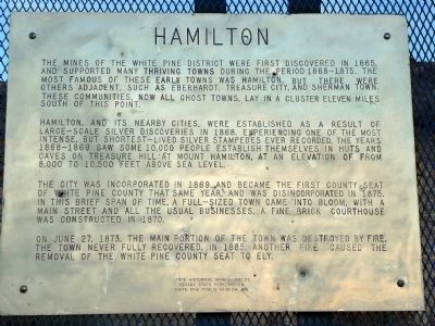 Hamilton Marker image. Click for full size.