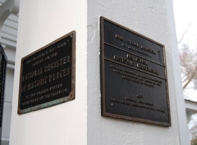Burt-Stark House - National Register of Historic Places and National Historical Landmark Plaques image. Click for full size.