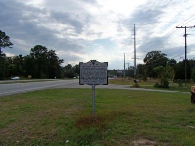 The Stono Rebellion Marker, looking south on US 17 image. Click for full size.