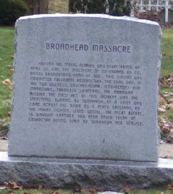 Broadhead Massacre Marker image. Click for full size.