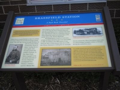 Brassfield Station Marker. Click for full size. Brassfield Station Marker image. Click for full size.