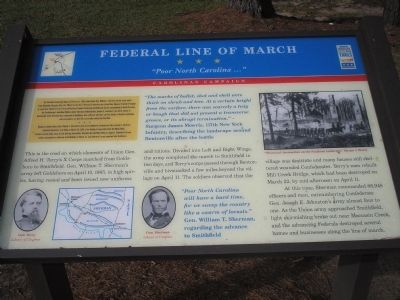 Federal Line of March Marker image. Click for full size.
