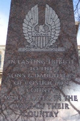 Coshocton County War Memorial Detail image. Click for full size.