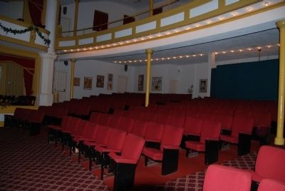 Abbeville Opera House Interior<br>Orchestra Seating image. Click for full size.