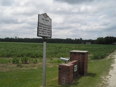 Marker on the Averasboro Battlefield image. Click for full size.