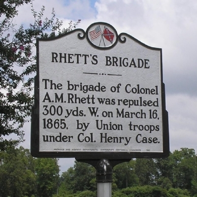 Rhetts Brigade Marker image. Click for full size.