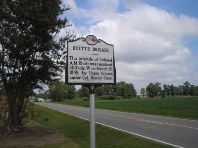 Marker on the Averasboro Battlefield. Click for full size. Marker on the Averasboro Battlefield image. Click for full size.