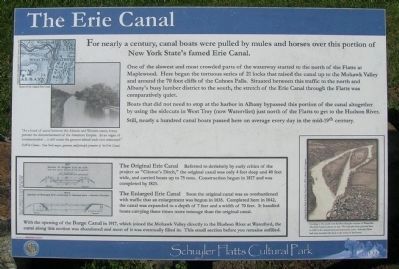 The Erie Canal Marker - Colonie, New York. Click for full size. The Erie Canal Marker - Colonie, New York image. Click for full size.