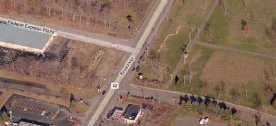 Aerial View of Erie Canal Marker Location image. Click for full size.