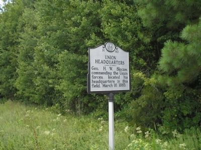 Marker on the Averasboro Battlefield image. Click for full size.