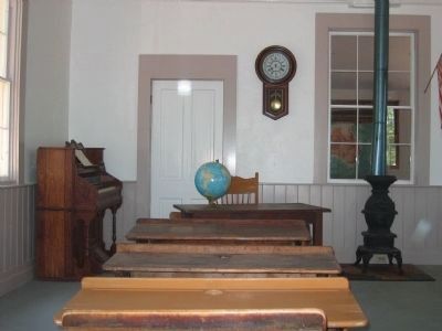 Interior of the Altaville Grammar School image. Click for full size.