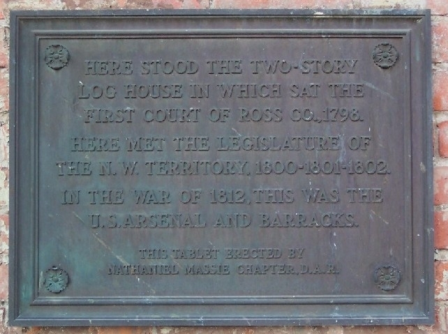 First Court of Ross County Marker