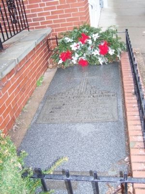 Grave beside church. Click for full size. Grave beside church image. Click for full size.