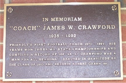 “Coach” James W. Crawford Marker