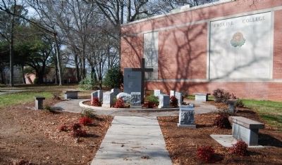 10 Commandments Prayer Garden -<br>Located a Few Feet Northwest of the Fountain image. Click for full size.