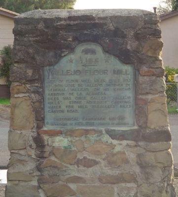 Vallejo Flour Mill Marker image. Click for full size.