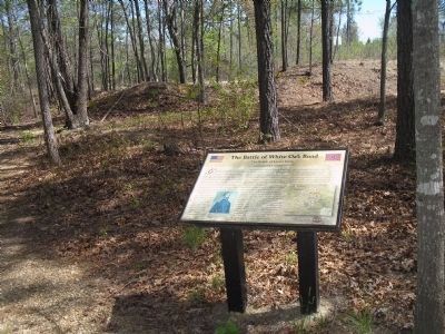 The Battle of White Oak Road Marker image. Click for full size.