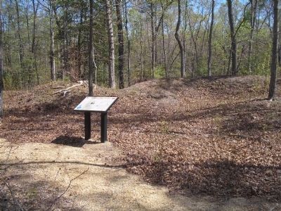 Marker on the Battle of White Oak Road Walking Trail. Click for full size. Marker on the Battle of White Oak Road Walking Trail image. Click for full size.