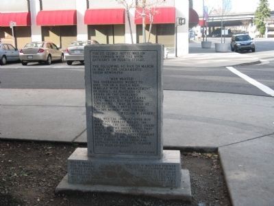 Wide View - Back of Marker. Click for full size. Wide View - Back of Marker image. Click for full size.