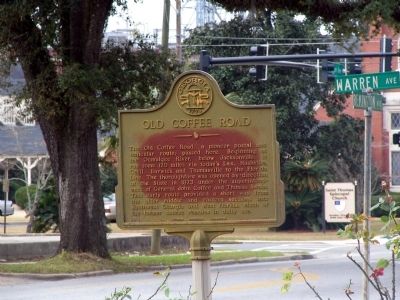 Old Coffee Road Marker. Click for full size. Old Coffee Road Marker image. Click for full size.