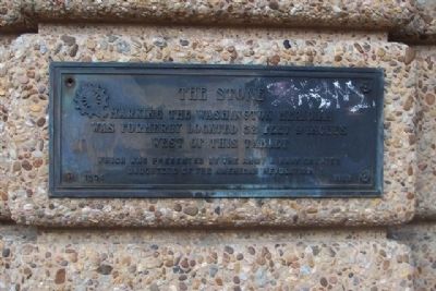 Washington Meridian Marker. Click for full size. Washington Meridian Marker image. Click for full size.