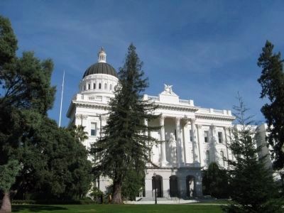 Californias Historic Capitol - East Entrance image. Click for full size.