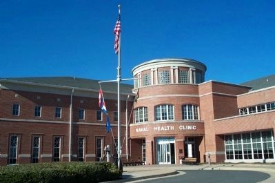 Entrance to Naval Health Clinic image. Click for full size.