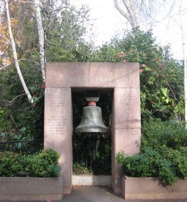 USS California Bell Memorial image. Click for full size.