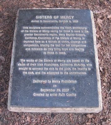 Sisters of Mercy Marker. Click for full size. Sisters of Mercy Marker image. Click for full size.