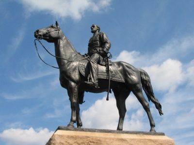 Equestrian Statue of General Meade image. Click for full size.