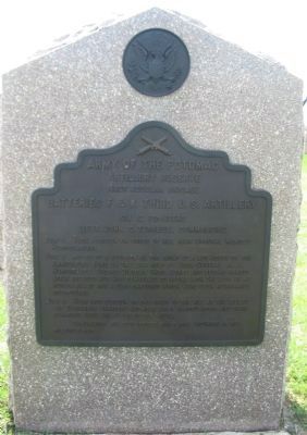 Batteries F & K, Third U.S. Artillery Tablet. Click for full size. Batteries F & K, Third U.S. Artillery Tablet image. Click for full size.