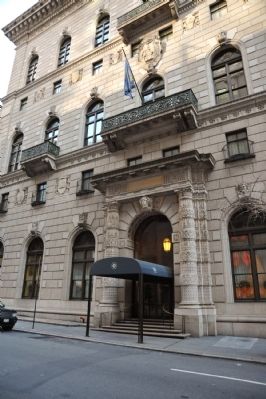 The University Club front entrance image. Click for full size.