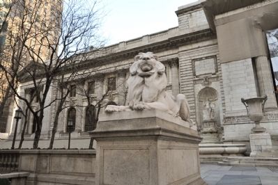 Dangerous Lion Guarding the Library. Click for full size. Dangerous Lion Guarding the Library image. Click for full size.
