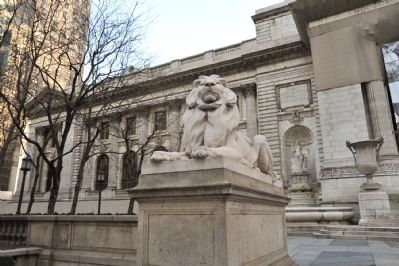 Dangerous Lion Guarding the Library image. Click for full size.