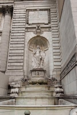 New York Public Library Fountain. Click for full size. New York Public Library Fountain image. Click for full size.