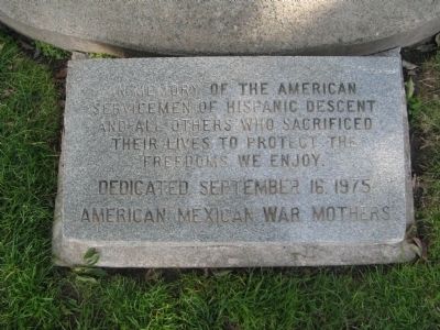 California Mexican-American War Memorial Marker. Click for full size. California Mexican-American War Memorial Marker image. Click for full size.