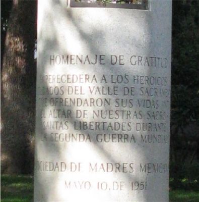 California Mexican-American War Memorial image. Click for full size.
