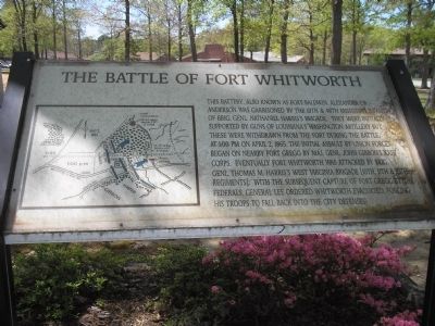 The Battle of Fort Whitworth Marker image. Click for full size.