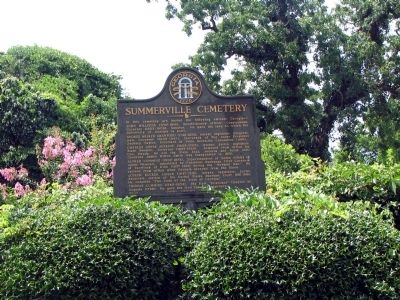 Summerville Cemetery Marker image. Click for full size.